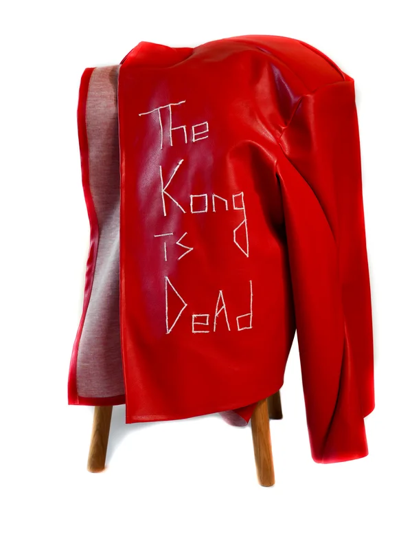 Look 5 Red Biker Jacket
